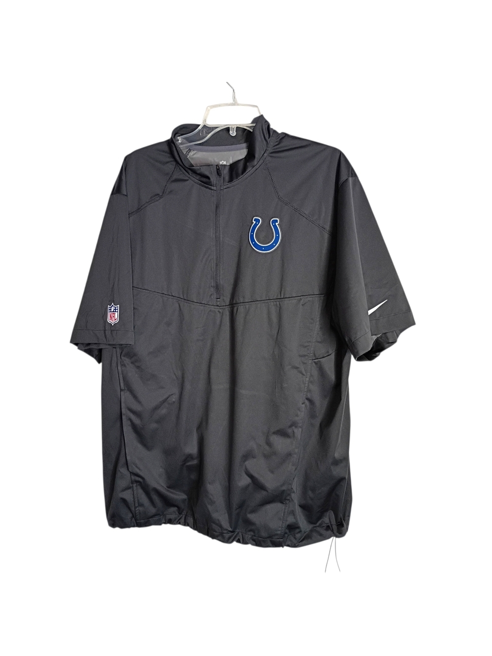 Nike Indianapolis Colts Black Short-Sleeve Pullover - Large